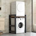 Laundry Stora Unit Washing Machine &amp; Dryer Stand Kit with Shelf 300kg Capacity SpaceSaving nizer for Home and Sturdy Design
