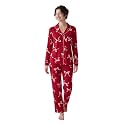 Laura Ashley Women39s Plush Knit Pajamas 2