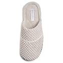 Laura Ashley Women's Spa Slip-On Rugged Scuff Slipper, Non-Slip House Slippers with Cushioned Insole for Ladies