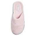 Laura Ashley Women's Spa Slip-On Rugged Scuff Slipper, Non-Slip House Slippers with Cushioned Insole for Ladies