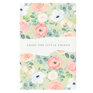 lauret blanc a5 dot grid notebook- 160 pages 90 gsm natural shade paperback enjoy the little things