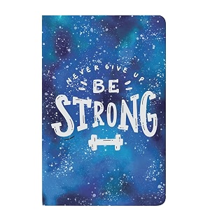 lauret blanc a5 dot grid notebook journal- 160 pages 90 gsm natural shade paperback never give up