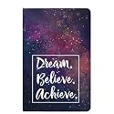 LAURET BLANC A5 Dot Grid Notebook Journal- 160 Pages, 90 GSM Natural Shade, Paperback (Dream Believe Achieve)