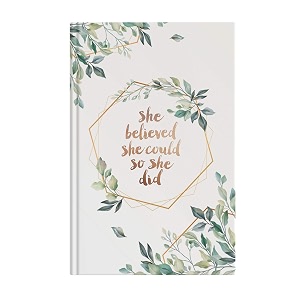 LAURET BLANC Hardbound Ruled Notebook- A5 Size