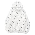 Lauweion Women Solid Basic Fleece Letter Loose Hoodie Sweatshirt Long Sleeve Kangaroo Pocket Drop Shoulder Pullovers Top