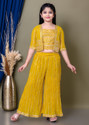 lauxuryfashion Girls Festive Party Ethnic Jacket