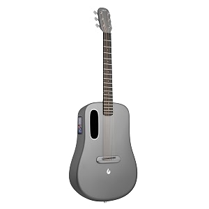 lava me 4 carbon fiber electric-acoustic guitar with freeboost 30 system smart guitar with guitar bag data cable truss rod wrench support 24ghz wifi5g bluetooth 36 inch space gray