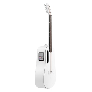 lava me play hpl electric-acoustic guitar with free boost system smart with bag data cable truss rod wrench support 24 ghz wifi5g bluetooth sail white