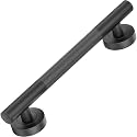 Lava Odoro Black Shower Grab Bars, 12" Bathroom Safety Grab Bar Matte Black