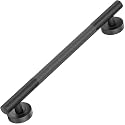 Lava Odoro Black Shower Grab Bars, 18" Anti-Slip Knurling Safety Grab Bar
