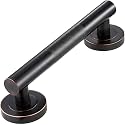 Lava Odoro Oil Rubbed Bronze Grab Bars, 12" Anti-Slip Knurling Shower Bars