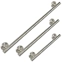 Lava Odoro Shower Safety Bar for Seniors Disabled, 3-Pack Shower Grab Bar