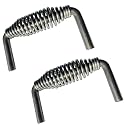 LavaLock Island Outdoor, LLC 5-3/8" Stainless Spring Handle with 1/2" Steel Rod (6" Wide, 3.5" Tall) - Weld ON (2)