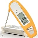 Lavatools Javelin® Ultra-Fast 3-Second Digital Instant Read Meat Thermometer for Grill and Cooking, 2.75" Probe, Compact Foldable Design, Large Display, IP65 Water Resistant, NSF Certified – Butter