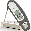 Lavatools Javelin® Ultra-Fast 3-Second Digital Instant Read Meat Thermometer for Grill and Cooking, 2.75" Probe, Compact Foldable Design, Large Display, IP65 Water Resistant, NSF Certified – Sesame