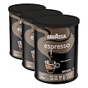 Lavazza Espresso Ground Coffee, Medium Roast, 100% Arabica, Tin 8 Ounce (Pack of 12)