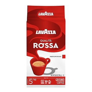 lavazza qualita rossa caffe ground espresso 250g box