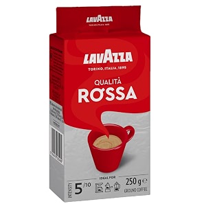 lavazza qualita rossa ground coffee pouch 250 g bag