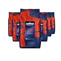 Lavazza Top Class Whole Bean Coffee, Arabica and Robusta Blend, 2.2 lb Bag (Pack of 6)