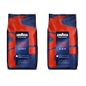 Lavazza Top Class Whole Bean Coffee, Arabica and Robusta Blend, 2.2 lb Bag (Pack of 2)