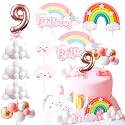 LaVenty Pink On Cloud 9 Cake Decoration On Cloud 9 Birthday Cake Topper
