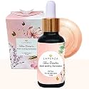 Lavenza Glow Booster | Silicone &amp; Oil FREE Vegan Face Illuminator | Dewy Glow SERUM + PRIMER + HIGHLIGHTER | with Organic Ingredients, Papaya, Marula, Chamomile Water; 30 ml