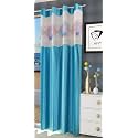 LaVichitra Polyester Door Curtain with Designer Net