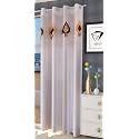 LaVichitra Polyester Door Curtain with Designer Net