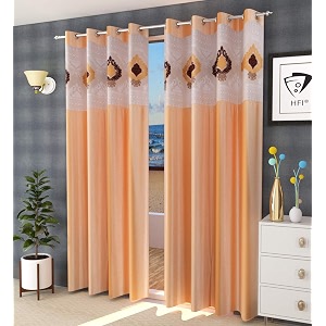 LaVichitra Polyester Long Door Curtain with Designer