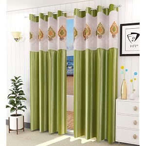 LaVichitra Polyester Long Door Curtain with Designer