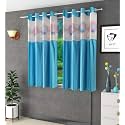 LaVichitra Polyester Window Curtain with Designer Net