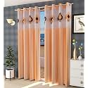 LaVichitra Polyester Window Curtain with Designer Net