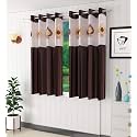 LaVichitra Polyester Window Curtain with Designer Net