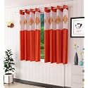 LaVichitra Polyester Window Curtain with Designer Net