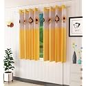 LaVichitra Polyester Window Curtain with Designer Net