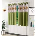 LaVichitra Polyester Window Curtain with Designer Net