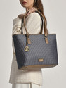 Lavie Luxe Women Blue Handbag