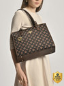 Lavie Signature Brown Women Tote Mono Benton