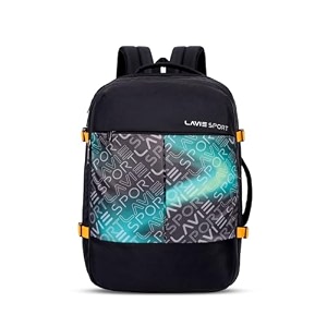 lavie sport quest overnighter laptop backpack fits upto 1534 laptop  raincover  laptop compatiable  office backpack  used for men amp women