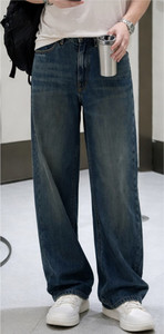 Lavish Baggy Fit Men Blue Jeans