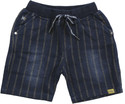 LAVISH CLUB Short For Boys Casual Checkered Denim (Blue, Pack of 1)