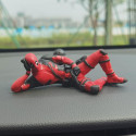 LAVITRA Car Dashboard Deadpool Anime Figure Model