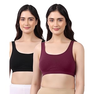 Lavos Bamboo Cotton Comfort Sleeping Bra for