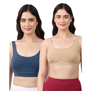 Lavos Bamboo Cotton Comfort Sleeping Bra for