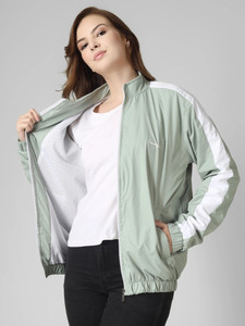 Lavozia Full Sleeve Colorblock Women Jacket