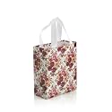 Lavya Extra-Small Size Pack of 20 Pcs Rose Flower Printed Non-Woven Laminated Fabric Reusable Eco-Friendly Party Return Gift Bags (Extra-Small - 6.75x9x3 Inch)