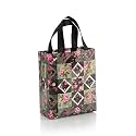 Lavya Extra-Small Size Pack of 20 Pcs Rose Flower Printed Non-Woven Laminated Fabric Reusable Eco-Friendly Party Return Gift Bags (Extra-Small - 6.75x9x3 Inch)