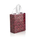 Lavya Extra-Small Size Pack of 20 Pcs Rose Flower Printed Non-Woven Laminated Fabric Reusable Eco-Friendly Party Return Gift Bags (Extra-Small - 6.75x9x3 Inch)