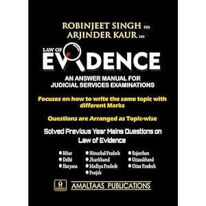 law of evidence an answer manual for judicial services examinations