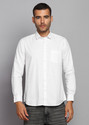 LAWMAN Men Solid Casual White Shirt
